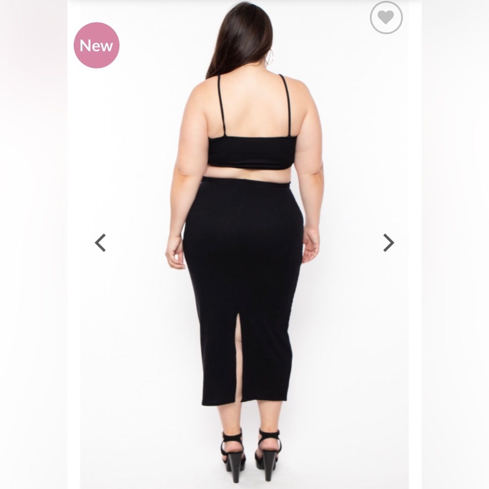 Curvy Sense Ribbed Cut Out Dress - Picture 4 of 15